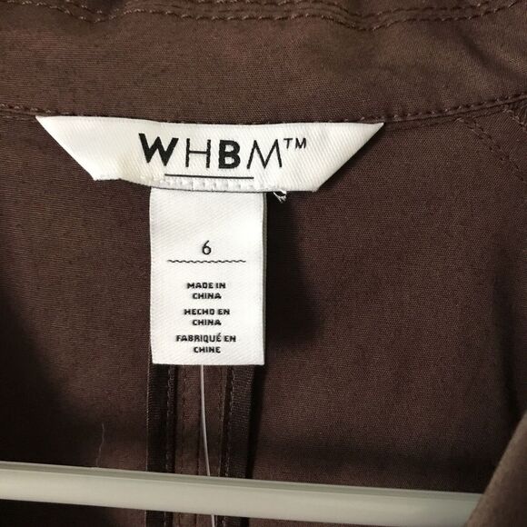 White House Black Market Brown Utility Jacket - Picture 5 of 12